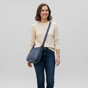 Coach Emery Crossbody with Horse and Carriage Print - Blue